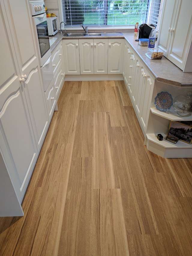Lemon Spotted Gum Longboard completed flooring project
