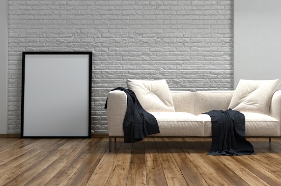 Restored natural timber flooring