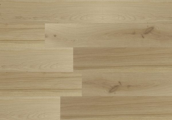 Fontaine Blank 190mm-wide brushed matte European Oak flooring close-up