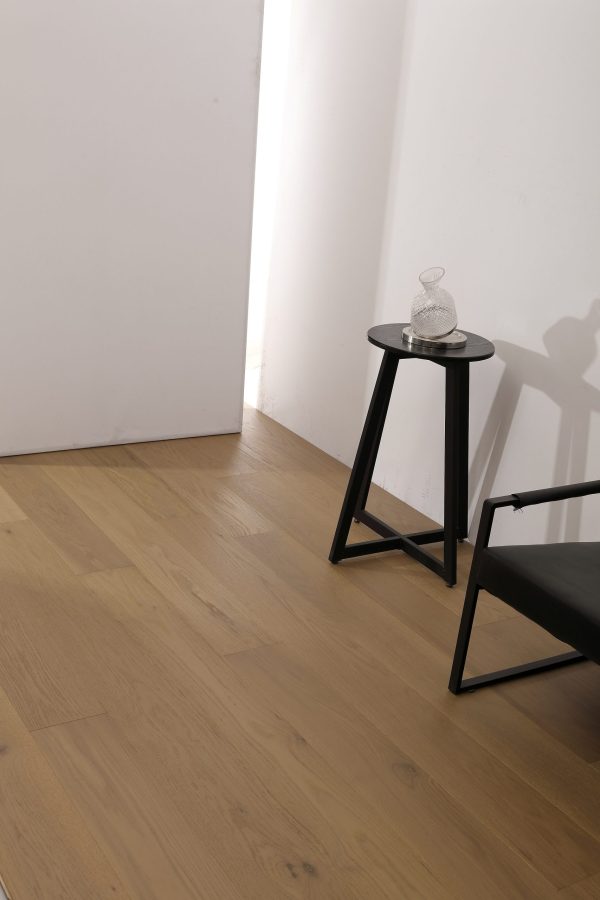 Amara Canyon creek Premium American Oak flooring by Tudorwoods in a modern elegant interior living space