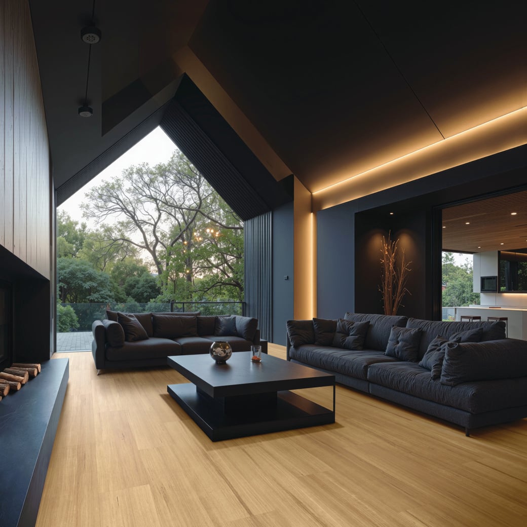 Corinna Tasmanian Oak LooseLay Longboard vinyl flooring room view