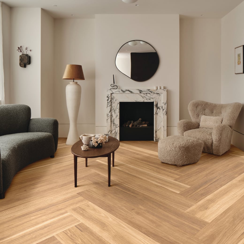 Lemon Spotted Gum LooseLay Longboard vinyl flooring room view